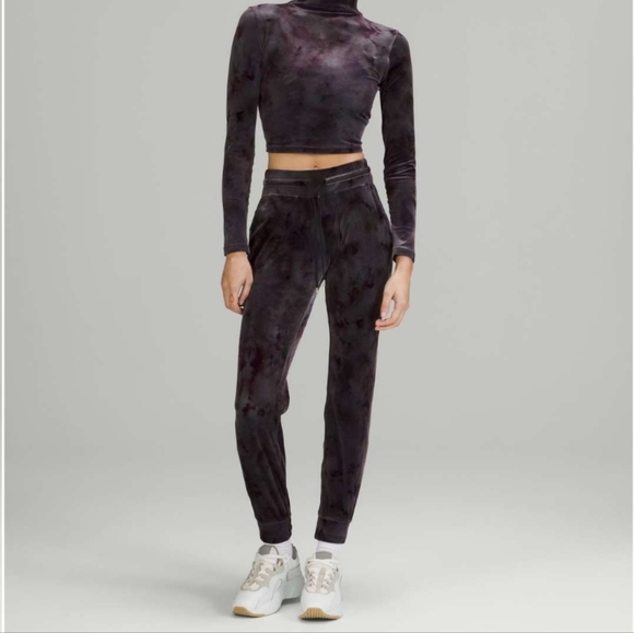 Lululemon Ready to Crush High-Rise Velour Jogger Interstellar Dark Grey Multi 8 - Picture 2 of 9